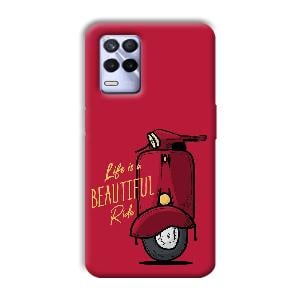 Life is Beautiful  Phone Customized Printed Back Cover for Realme 8s