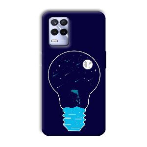 Night Bulb Phone Customized Printed Back Cover for Realme 8s