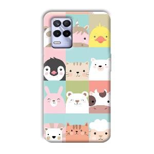Kittens Phone Customized Printed Back Cover for Realme 8s