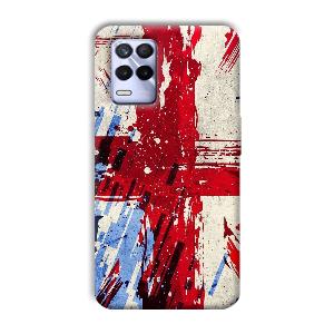 Red Cross Design Phone Customized Printed Back Cover for Realme 8s