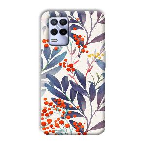 Cherries Phone Customized Printed Back Cover for Realme 8s