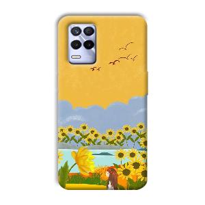 Girl in the Scenery Phone Customized Printed Back Cover for Realme 8s