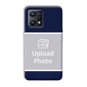 Blue White Customized Printed Back Cover for Realme 9