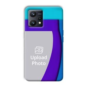 Blue Waves Customized Printed Back Cover for Realme 9