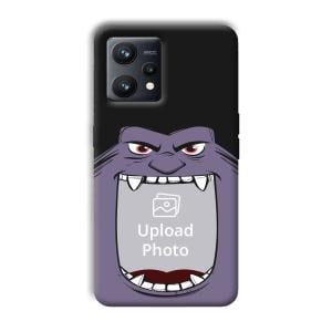 Purple Monster Customized Printed Back Cover for Realme 9