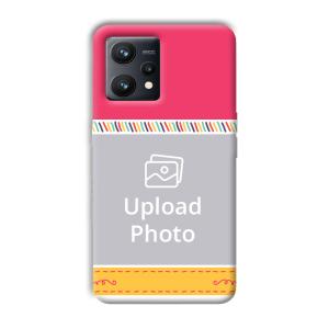 Pink Yellow Customized Printed Back Cover for Realme 9