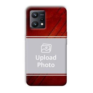 Solid Red Customized Printed Back Cover for Realme 9