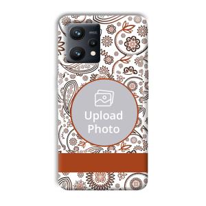 Henna Art Customized Printed Back Cover for Realme 9