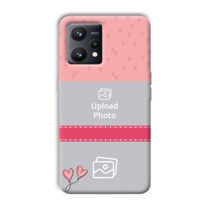 Pinkish Design Customized Printed Back Cover for Realme 9