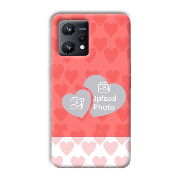 2 Hearts Customized Printed Back Cover for Realme 9