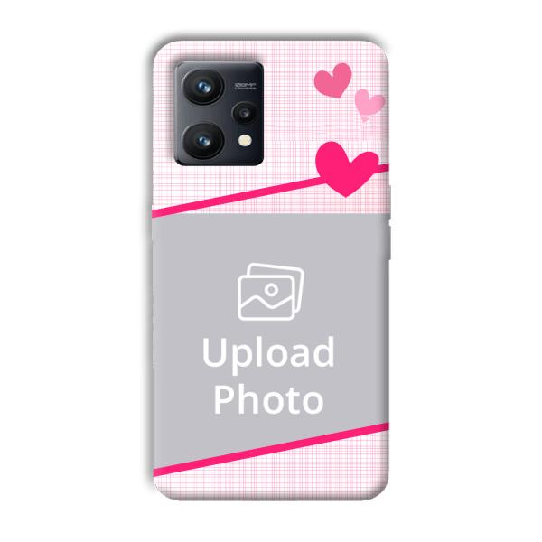 Pink Check Customized Printed Back Cover for Realme 9