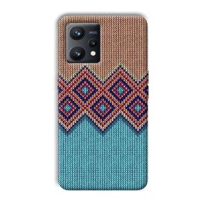 Fabric Design Phone Customized Printed Back Cover for Realme 9