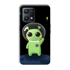 Alien Character Phone Customized Printed Back Cover for Realme 9