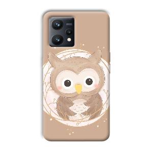 Owlet Phone Customized Printed Back Cover for Realme 9