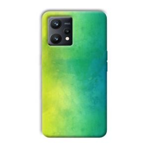 Green Pattern Phone Customized Printed Back Cover for Realme 9