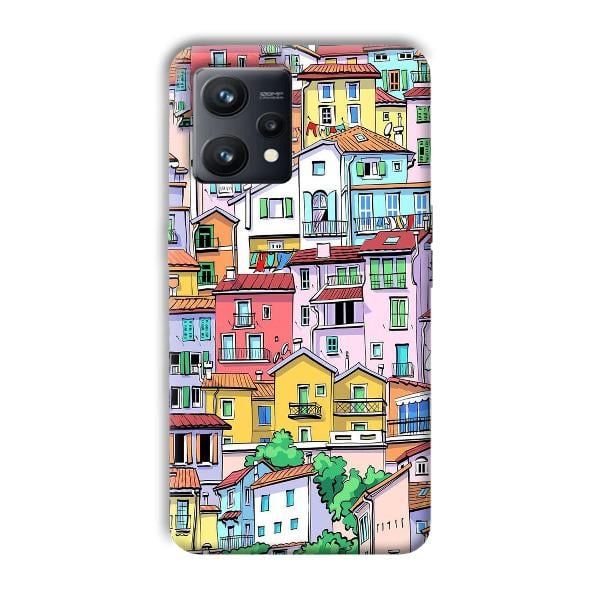 Colorful Alley Phone Customized Printed Back Cover for Realme 9