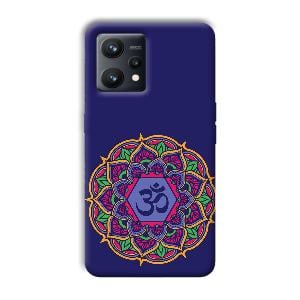 Blue Om Design Phone Customized Printed Back Cover for Realme 9