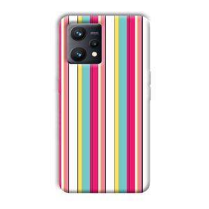 Lines Pattern Phone Customized Printed Back Cover for Realme 9