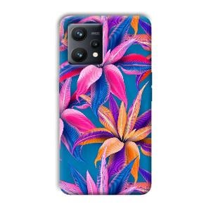 Aqautic Flowers Phone Customized Printed Back Cover for Realme 9