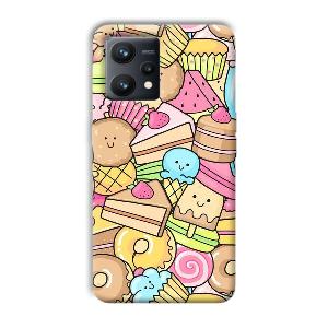 Love Desserts Phone Customized Printed Back Cover for Realme 9