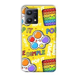 Pop It Phone Customized Printed Back Cover for Realme 9