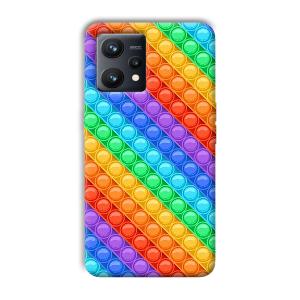 Colorful Circles Phone Customized Printed Back Cover for Realme 9