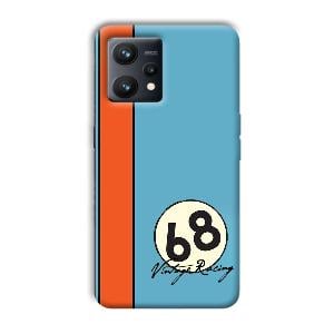 Vintage Racing Phone Customized Printed Back Cover for Realme 9