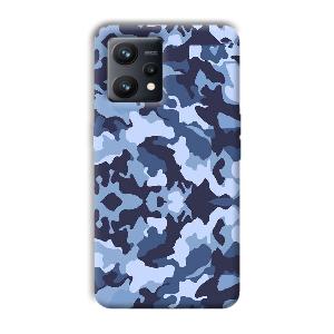 Blue Patterns Phone Customized Printed Back Cover for Realme 9