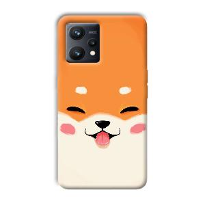 Smiley Cat Phone Customized Printed Back Cover for Realme 9