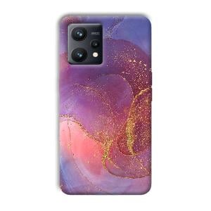 Sparkling Marble Phone Customized Printed Back Cover for Realme 9