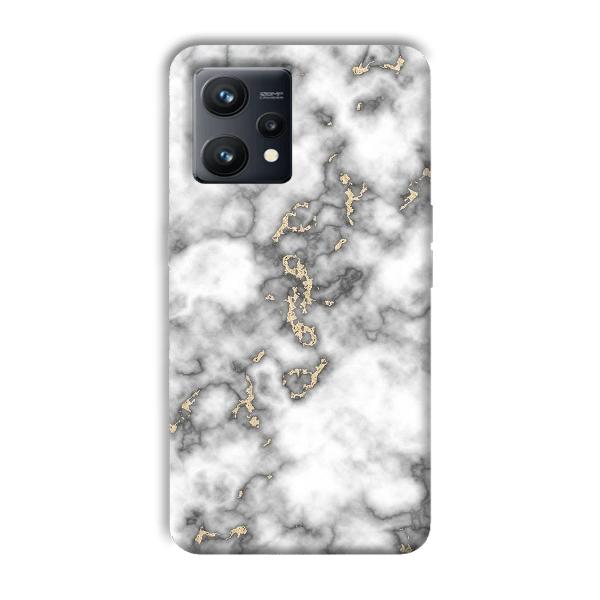 Grey White Design Phone Customized Printed Back Cover for Realme 9