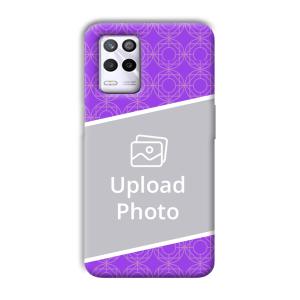Purple Design Customized Printed Back Cover for Realme 9 5G