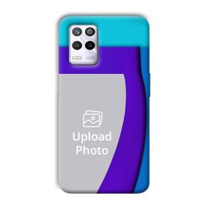 Blue Waves Customized Printed Back Cover for Realme 9 5G