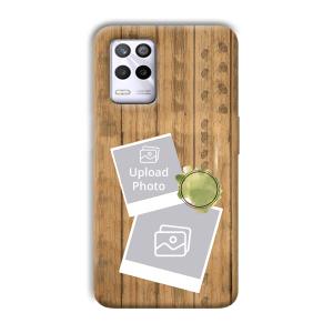 Wooden Photo Collage Customized Printed Back Cover for Realme 9 5G