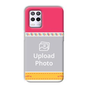 Pink Yellow Customized Printed Back Cover for Realme 9 5G