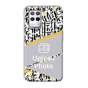 Letters Customized Printed Back Cover for Realme 9 5G