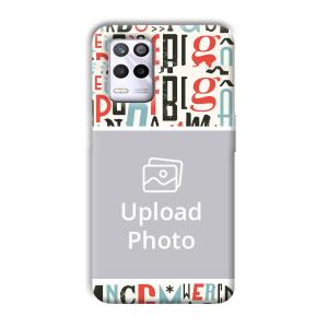 Alphabets Customized Printed Back Cover for Realme 9 5G