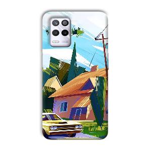 Car  Phone Customized Printed Back Cover for Realme 9 5G