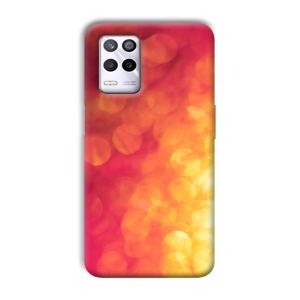 Red Orange Phone Customized Printed Back Cover for Realme 9 5G