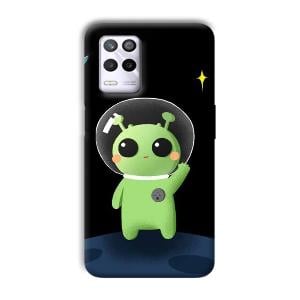 Alien Character Phone Customized Printed Back Cover for Realme 9 5G