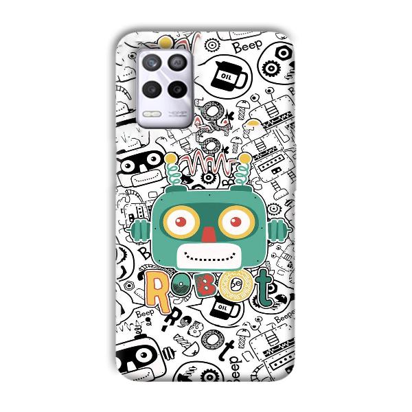 Animated Robot Phone Customized Printed Back Cover for Realme 9 5G