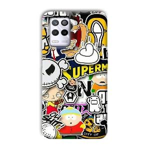 Cartoons Phone Customized Printed Back Cover for Realme 9 5G