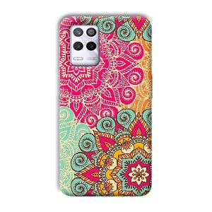 Floral Design Phone Customized Printed Back Cover for Realme 9 5G
