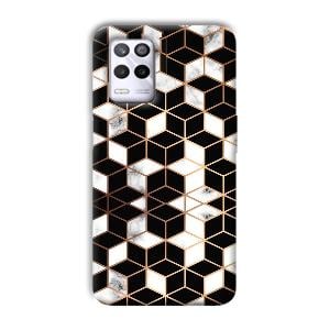 Black Cubes Phone Customized Printed Back Cover for Realme 9 5G