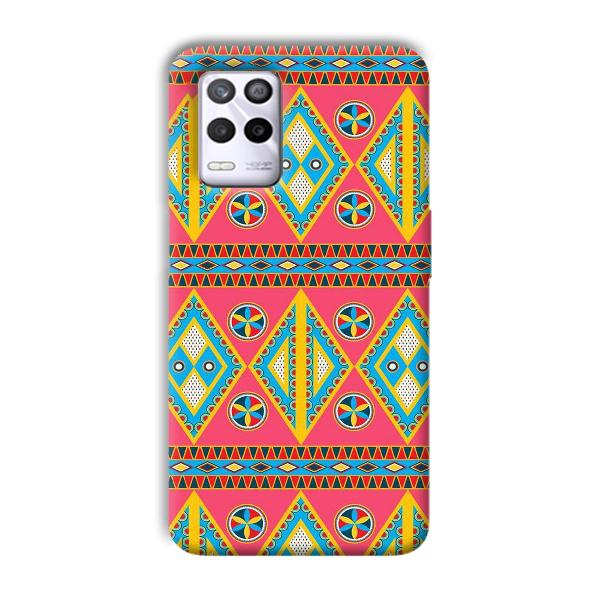 Colorful Rhombus Phone Customized Printed Back Cover for Realme 9 5G