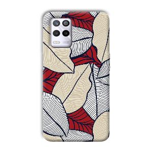 Leafy Pattern Phone Customized Printed Back Cover for Realme 9 5G