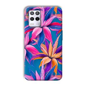 Aqautic Flowers Phone Customized Printed Back Cover for Realme 9 5G