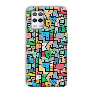 Small Homes Phone Customized Printed Back Cover for Realme 9 5G