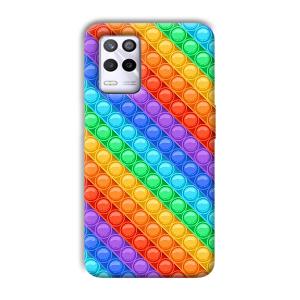 Colorful Circles Phone Customized Printed Back Cover for Realme 9 5G