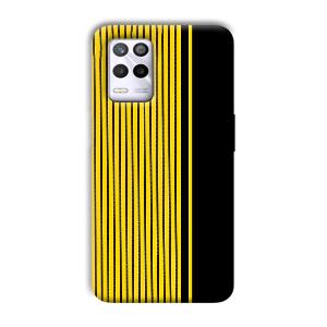 Yellow Black Design Phone Customized Printed Back Cover for Realme 9 5G